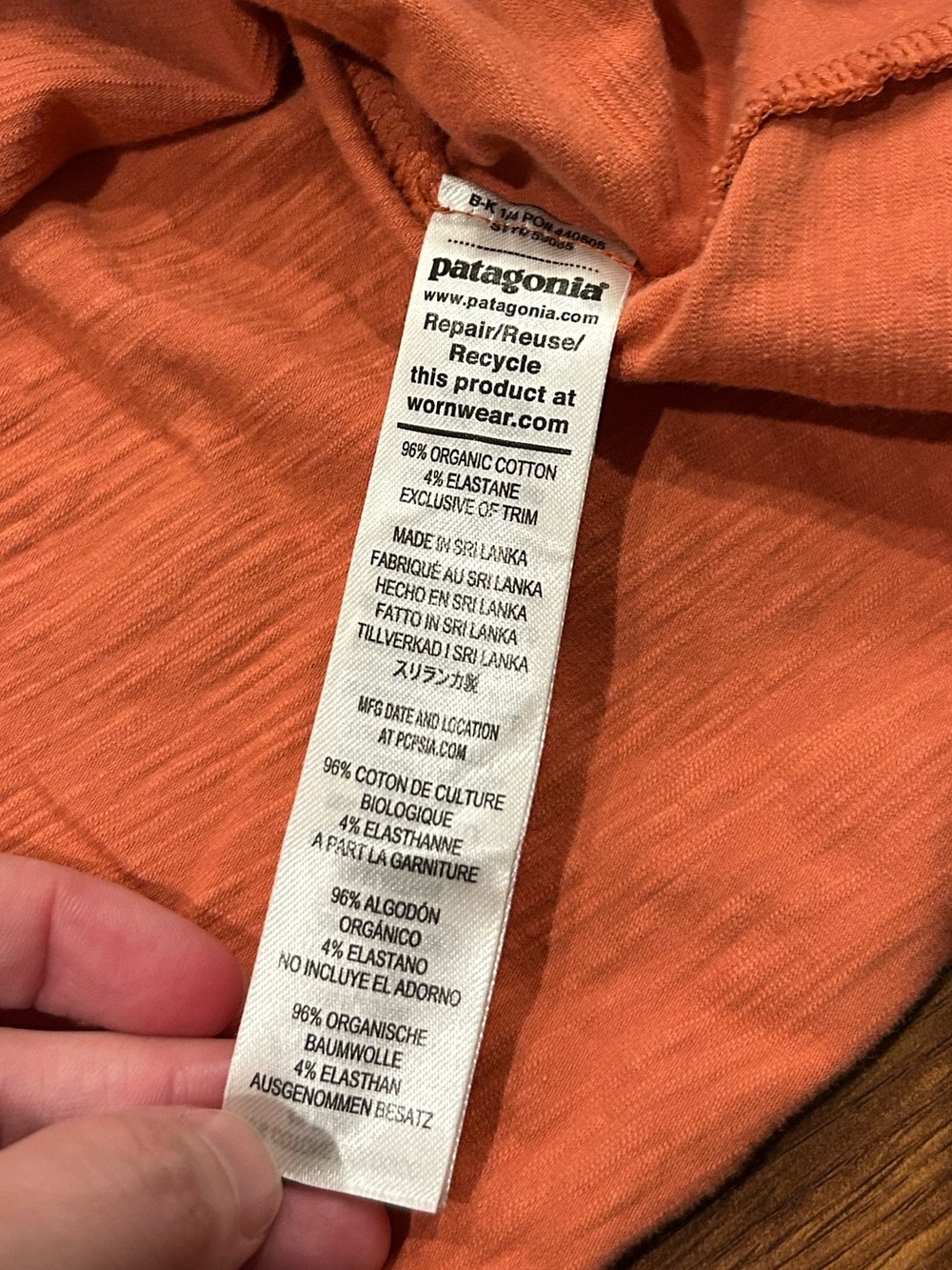 Patagonia Women's Amber Dawn Dress Orange Size XS Organic Cotton Strappy - Picture 3 of 6